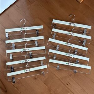 Lily Pulitzer wooden pant hangers Rare